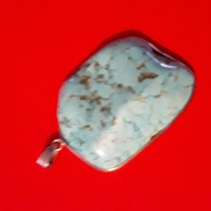 turquoise necklace piece